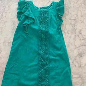 Girls teal dress